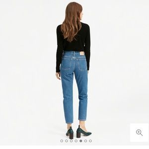 Everlane High Rise Cheeky Straight Jeans NWOT